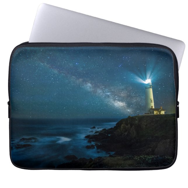 Pigeon Point Light Station, Ca Laptop Sleeve (Voorkant)