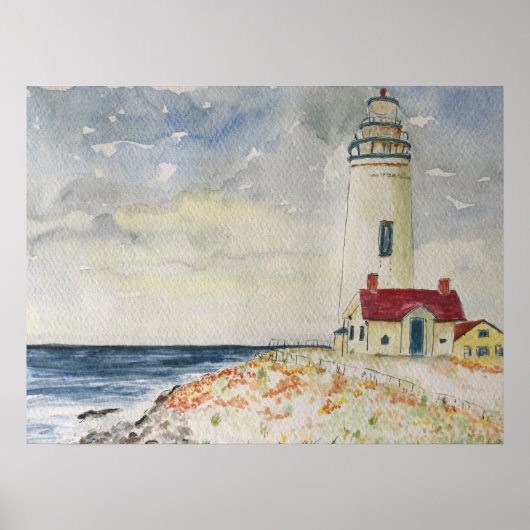 Pigeon Point Lighthouse Calafonia Poster (Voorkant)