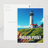 Pigeon Point Lighthouse California Briefkaart (Voorkant / Achterkant)