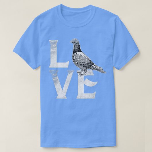 Pigeon Post Love 2 T-shirt (Design voorkant)