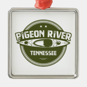 Pigeon River, Tennessee Metalen Ornament
