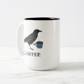 pigeon Simple moderne Cool Nom et photo Mug (Devant gauche)