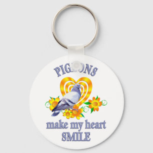Pigeon Smile Sleutelhanger