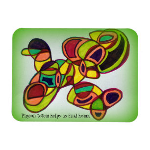 Pigeon Totem Magnet Magneet