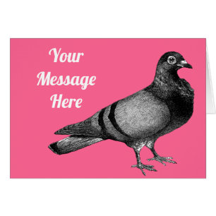 pigeon Vintage personnalisable