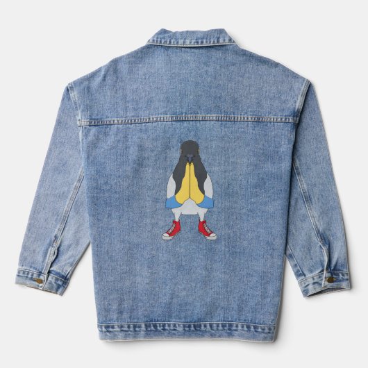 Pigeon with Shoes Denim Jacket (Achterkant)