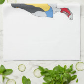 Pigeon with Shoes Theedoek (Gevouwen)