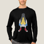 Pigeon with Shoes Tri-Blend Shirt (Voorkant volledig)