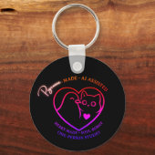 Pigeonne Crafts Logo v3 – Porte-clés (Verso)