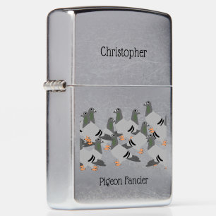 Pigeons Design Zippo Lighter
