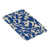 Pigeons in het witte en blauwe Rijksmuseum Amsterd Magneet (Rechterzijde)