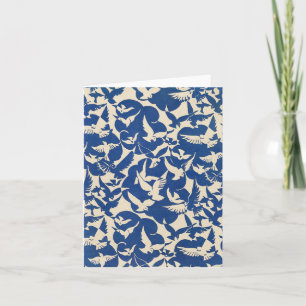 Pigeons in white and blue Rijksmuseum Amsterdam Kaart