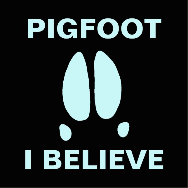 Pigfoot, geloof ik fotobeeldje magneet (Voorkant)