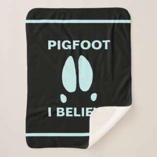 Pigfoot, geloof ik sherpa deken