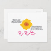 Piggies Profitez de la carte postale Sun (Devant / Derrière)