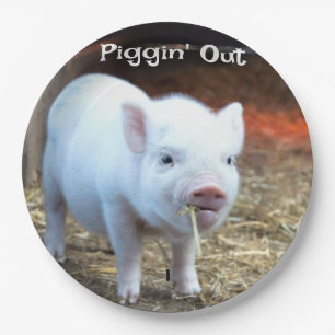 Piggin' Out Boerderij Life Paper Bord