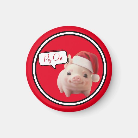 Piggin' Out magneet (Voorkant)