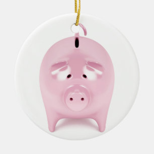 Piggy bank keramisch ornament