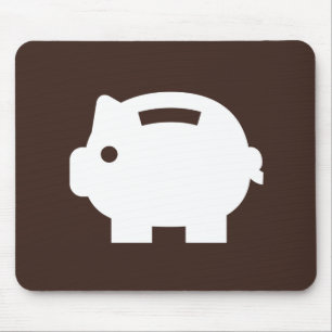 Piggy Bank Pictogram Mousepad Muismat