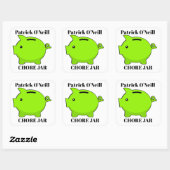 Piggy Bank Vierkante Sticker (Vel)