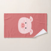 Piggy Birthday Kids Art Towne (Serviette à main)