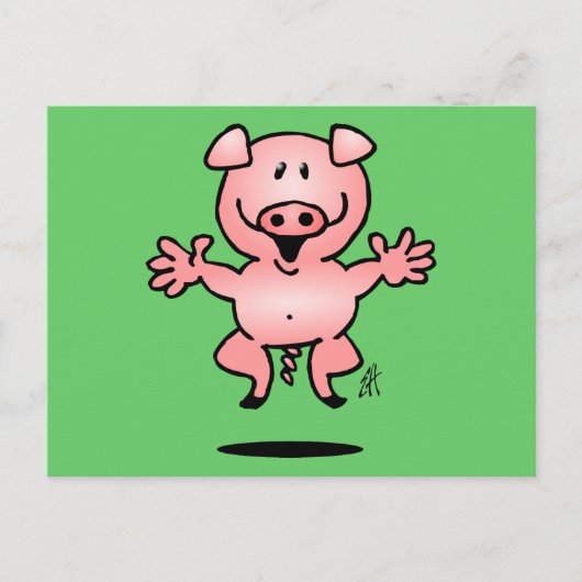 Piggy Briefkaart (Voorkant)