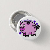 Piggy Button (Voorkant /achterkant)