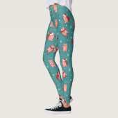 Piggy Christmas Leggings (Gauche)