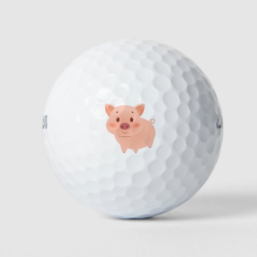 Piggy Cute Golfballen (Voorkant)