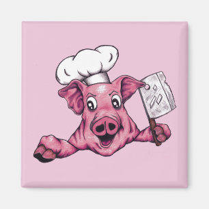 Piggy De Hamicidale Maniak Grappig Varken Originel Magneet