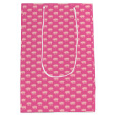 Piggy Lite roze inpakpapier Medium Cadeauzakje (Achterkant)