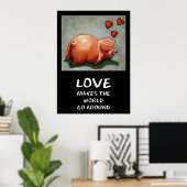 PIGGY LOVE POSTER (Bureau à domicile)