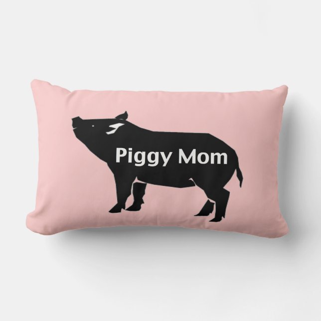 Piggy Mam Pillow Kussen (Voorkant)