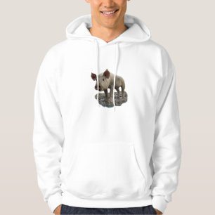 Piggy neemt een modder weg. hoodie