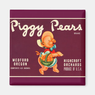 Piggy Pears Magneet