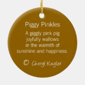 Piggy Pinkles / Ornament (Achterkant)