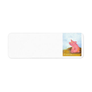 Piggy Pinkles / Return Address Label