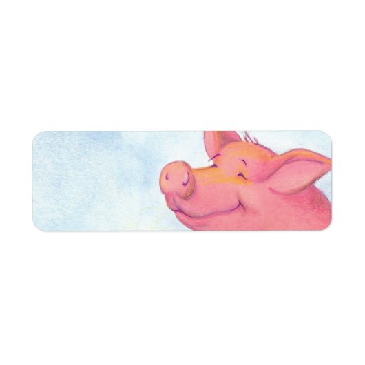 Piggy Pinkles / Return Address Label (Voorkant)