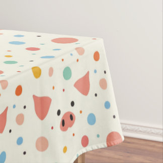 Piggy & polka dots tafelkleed