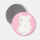 Piggy Porker Fat Pig Magnet Magneet (Voorkant / Achterkant)