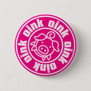 Piggy Ronde Button 5,7 Cm