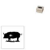 Piggy Rubberstempel (Gestempeld)