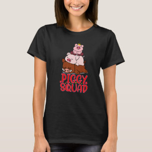 Piggy Squad Pig Voor Jongens T-shirt