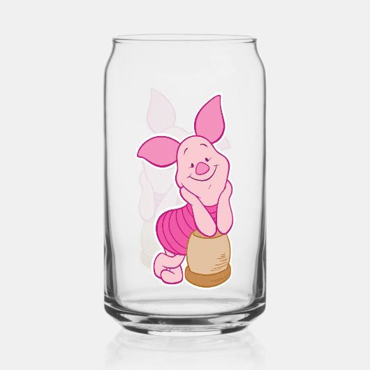 Piglet Can Glass Blikvorm Glas (Voorkant)