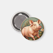 Piglet Coaster Magneet (Voorkant / Achterkant)