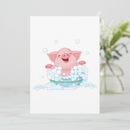 Piglet Invitation À Un Bain (Debout devant)