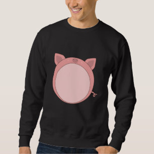 Piglet Piglet Piglet Pink Funny Spherical Trui