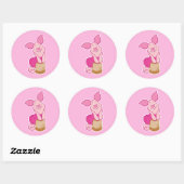 Piglet Ronde Sticker (Vel)