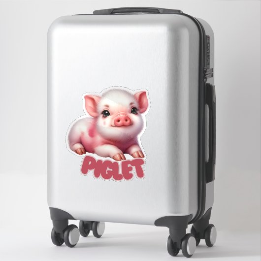 PIGLET - STICKER DE NURSERIE (Sur valise)