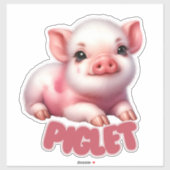 PIGLET - STICKER DE NURSERIE (Feuille)